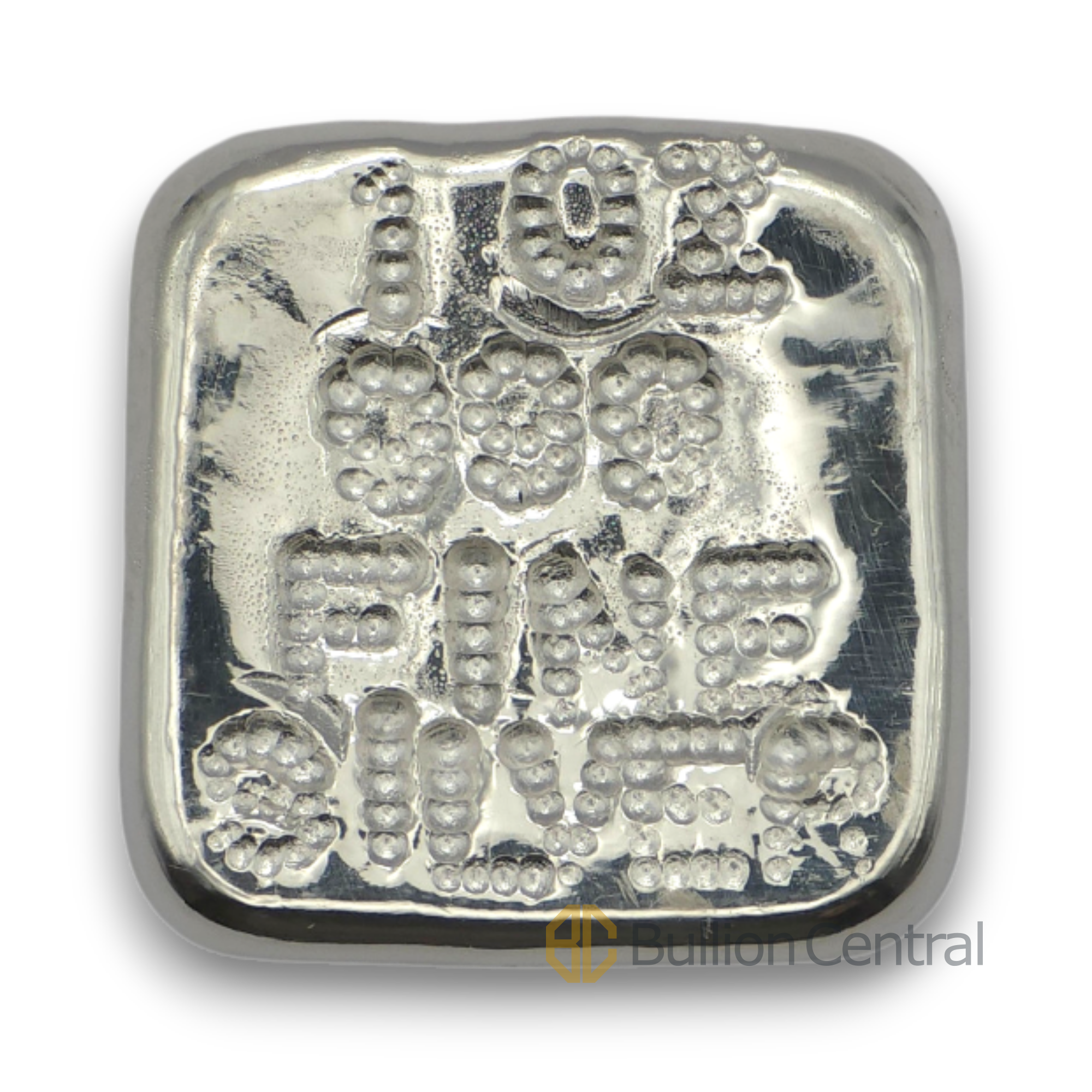 Bullion Central Foundry - 1oz Hand Poured Silver Cast Bar