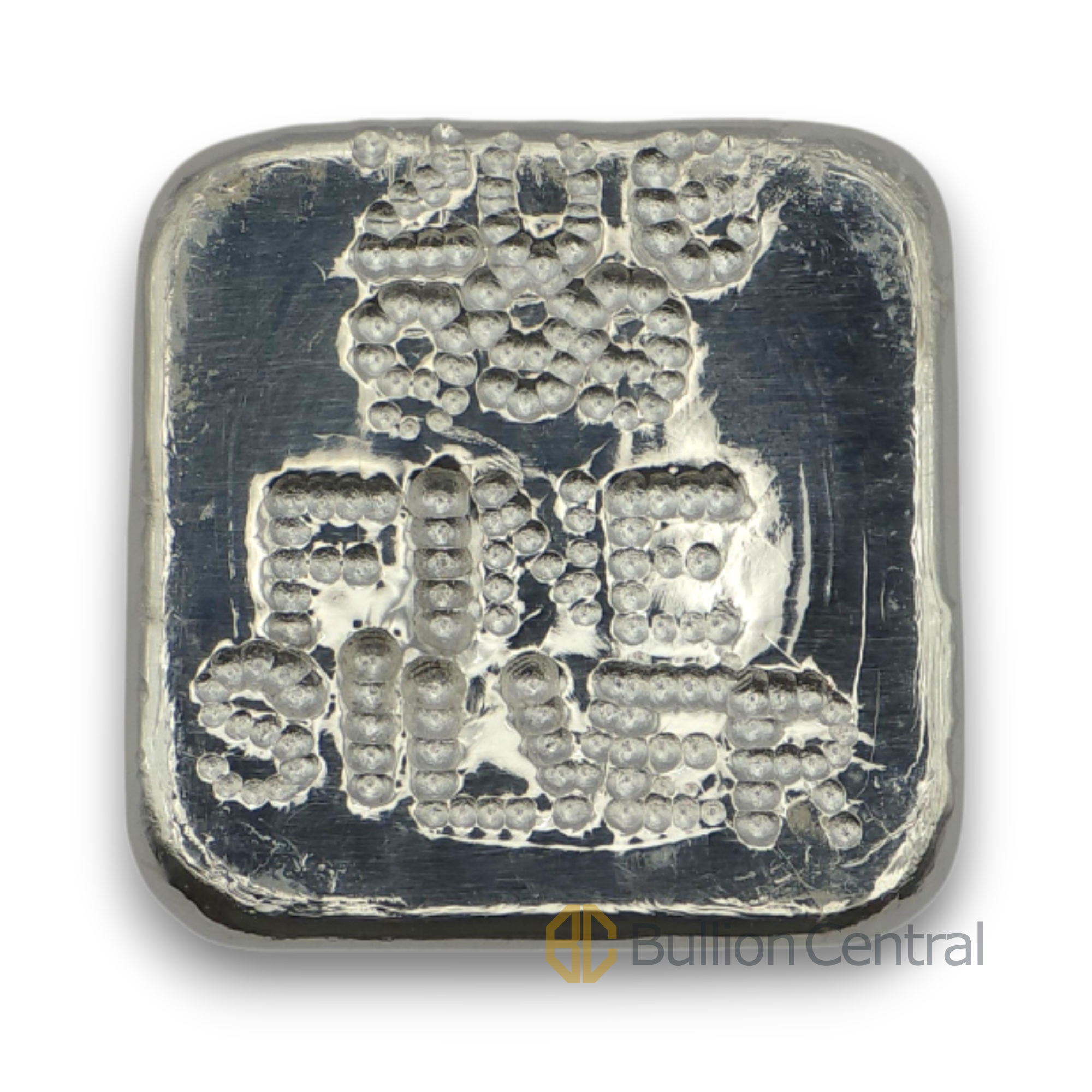 Bullion Central Foundry - 20g Hand Poured Silver Cast Bar