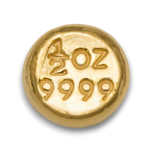 ABC Bullion 1/2oz Cast Gold Bar 9999