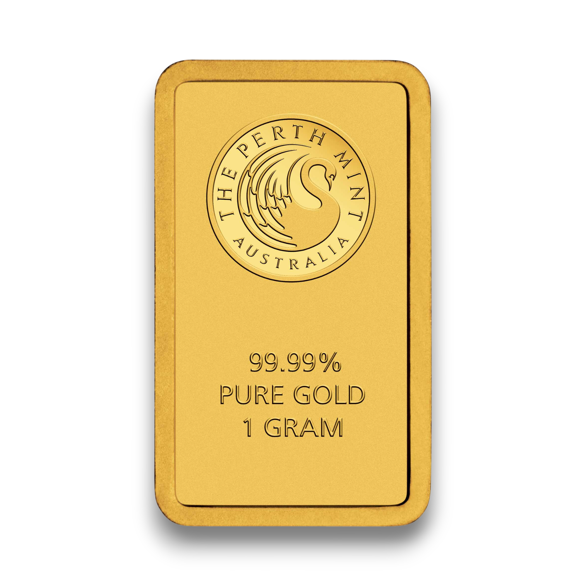 Kangaroo 1g Gold Minted Bar Perth Mint