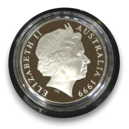 1999 Australia Majestic Images $1 1oz Silver Proof Coin
